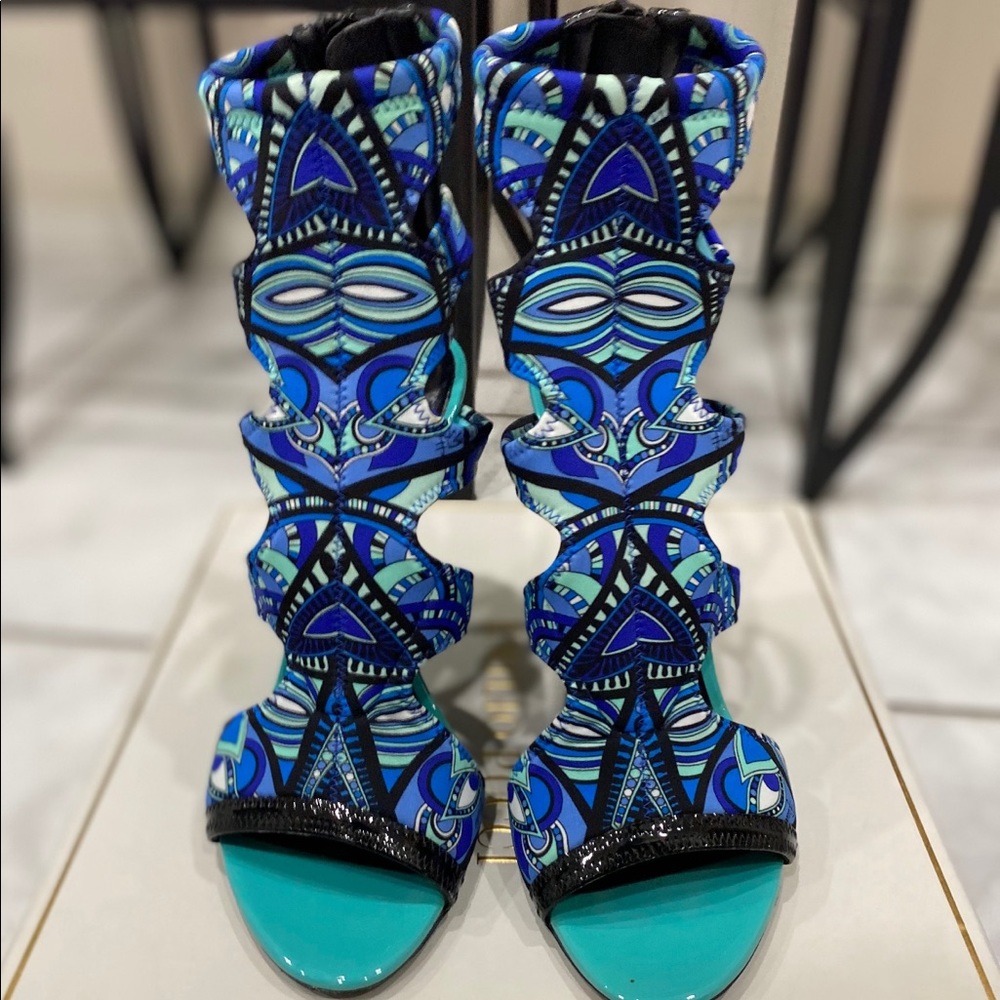 Authentic Tribal Design Emilio Pucci Heels